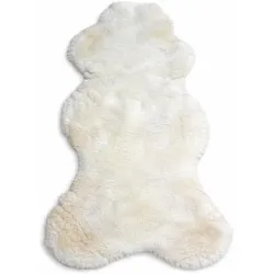 SCHAFFELL Premium Merino Lammfell Natur Weiß geschoren ca. 125 cm