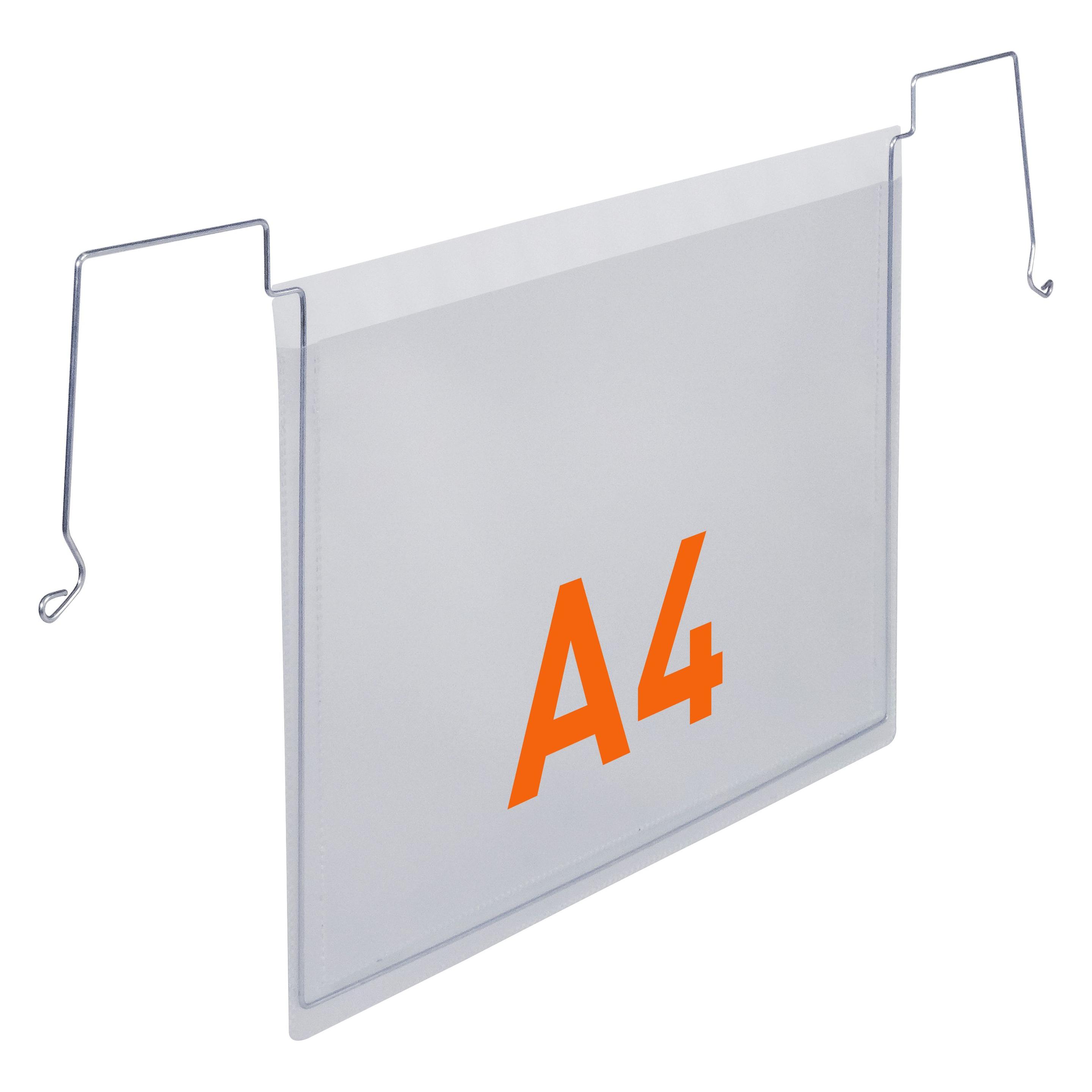 Durable Drahtbügeltasche A4 quer PP 50 stk (118519)