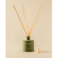 Cosmic Essentials Mikado Raumduft WJC292A0110418 mit Sticks, 60 x 60 x 70 mm, olive