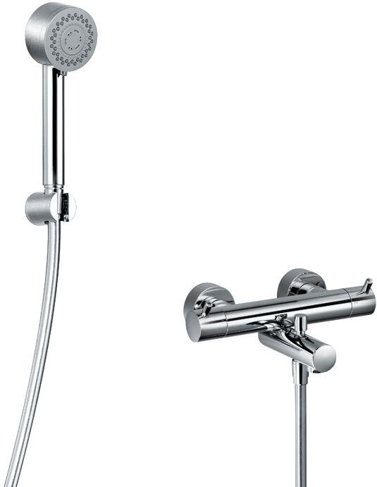 HSK Shower-Set 1.09 with design hand shower round 1000109-R