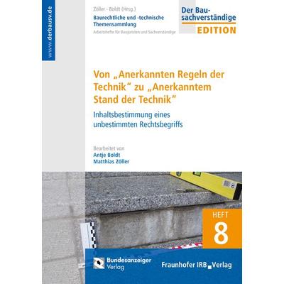 Anerkannte Regeln der Technik, Paperback von , Reguvis Fachmedien, 978-3-8462-0783-3