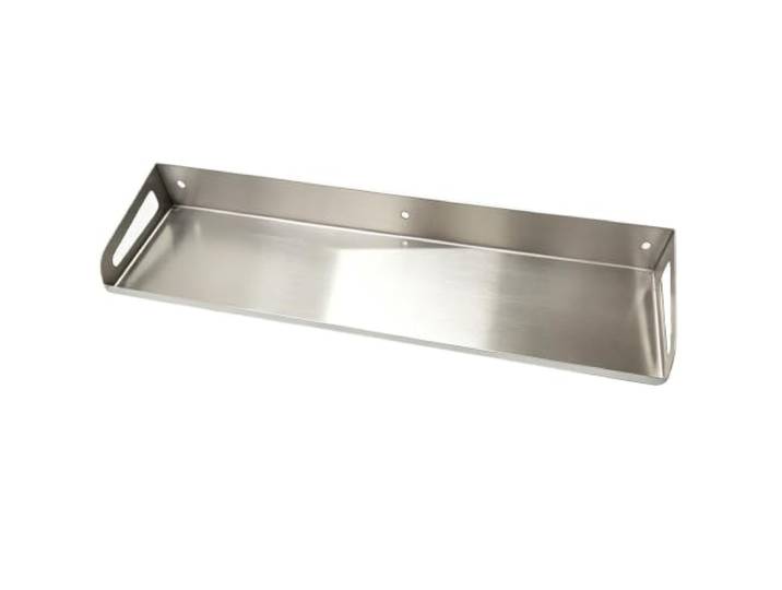 YUE JJXN 304 Edelstahl Industrie Wandregal, Beidseitig Montierbares Regal Vorgebohrtes Metall Wandregal Polierte Kanten, für Küche Badezimmer Balkon Wandmontage(20x60cm/7.9x23.6in)