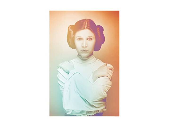 Komar Star Wars Classic Icons Color Leia - Größe: 50 x 70 cm, Wandbild, Poster, Kunstdruck (ohne Rahmen)