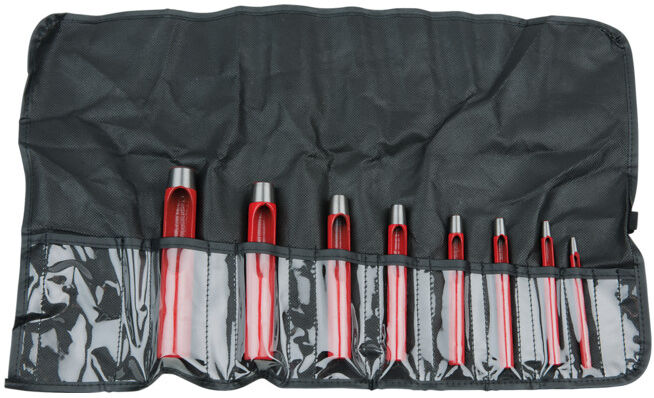 Jeu de poinçons ronds, 8 pcs. ; KS Tools (129.2109)