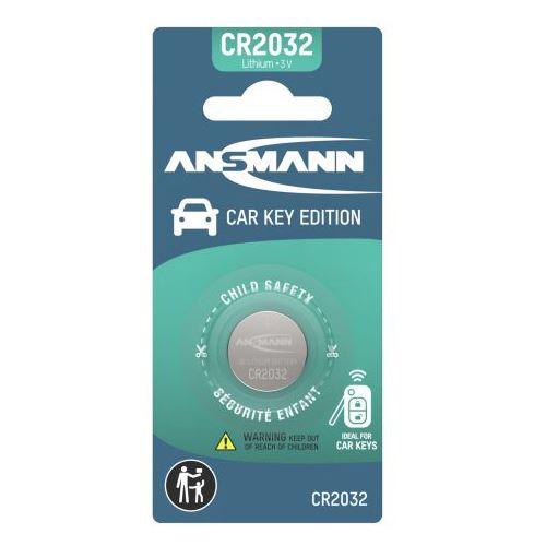 Ansmann 1516-0264 CR2032 Autoschlüssel Car key Lithium Knopfzelle 1er Blister