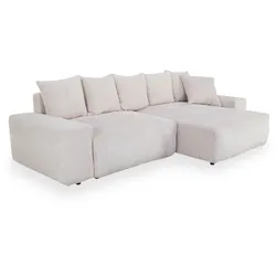 Polsterecke LAURETTA (BHT 281x92x159 cm) - beige - BHT 281x92x159 cm