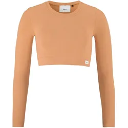 CRAFT Collective Rib Cropped langarm Trainingsshirt Damen 246000 - syrup L/XL