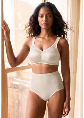 Plus Size Women's Wireless Everyday Comfort Bra by Amoureuse in Ivory (Size 38 C)