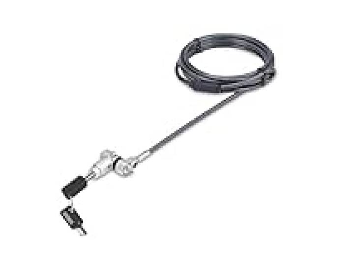 StarTech Antivol Universel 3-en-1 pour PC Portable, 2m, à Clé Maîtresse