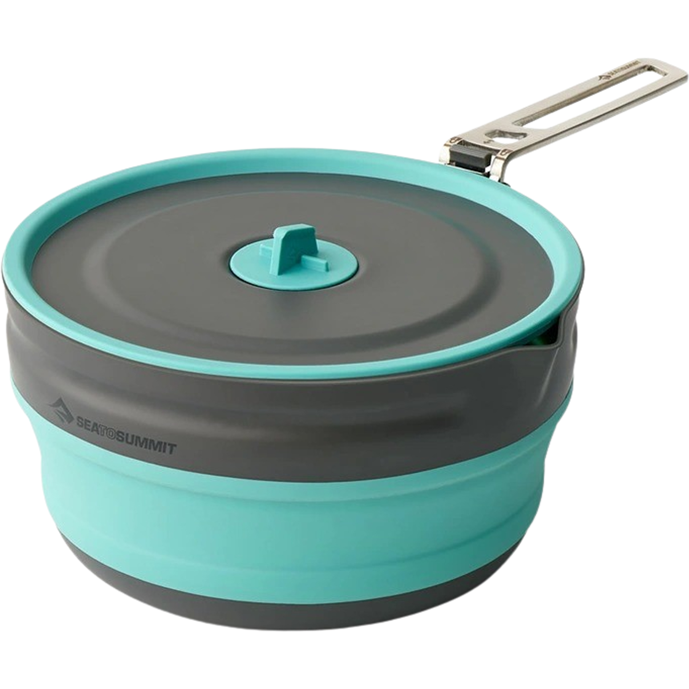 Sea to Summit Frontier Ul Collapsible Pouring Topf Camping Kochgeschirr tuerkis Größe 2.2L Trekking
