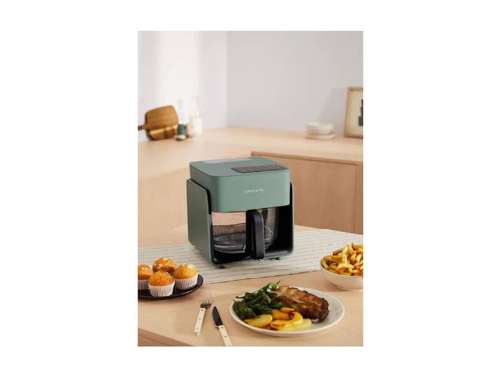 Heissluftfritteuse Create Air Fryer Mist 4,2 l , grün (salbeigrün), Fritteusen, Heissluftfritteuse