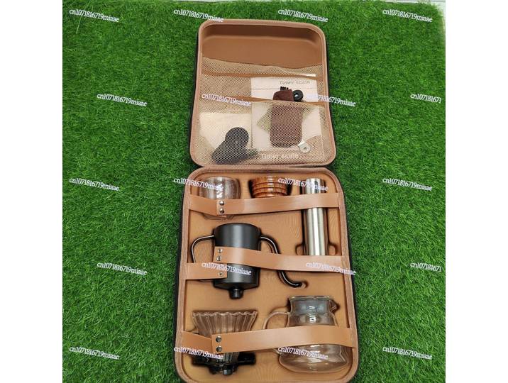 Nouveau service de café goutte à goutte personnalisé, ensemble de café Portable d'extérieur, couverture de rangement de cafetière goutte à goutte pour voyage et maison
