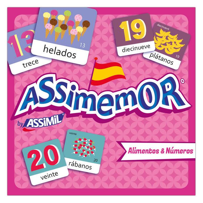 Assimil Assimemor, Alimentos & Números - Speisen & Zahlen (Kinderspiel) (Spanisch) (42739557)