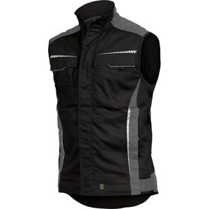 Leibwächter Arbeitsweste Flex-Line, FLEXV25, schwarz-grau, Größe XXL