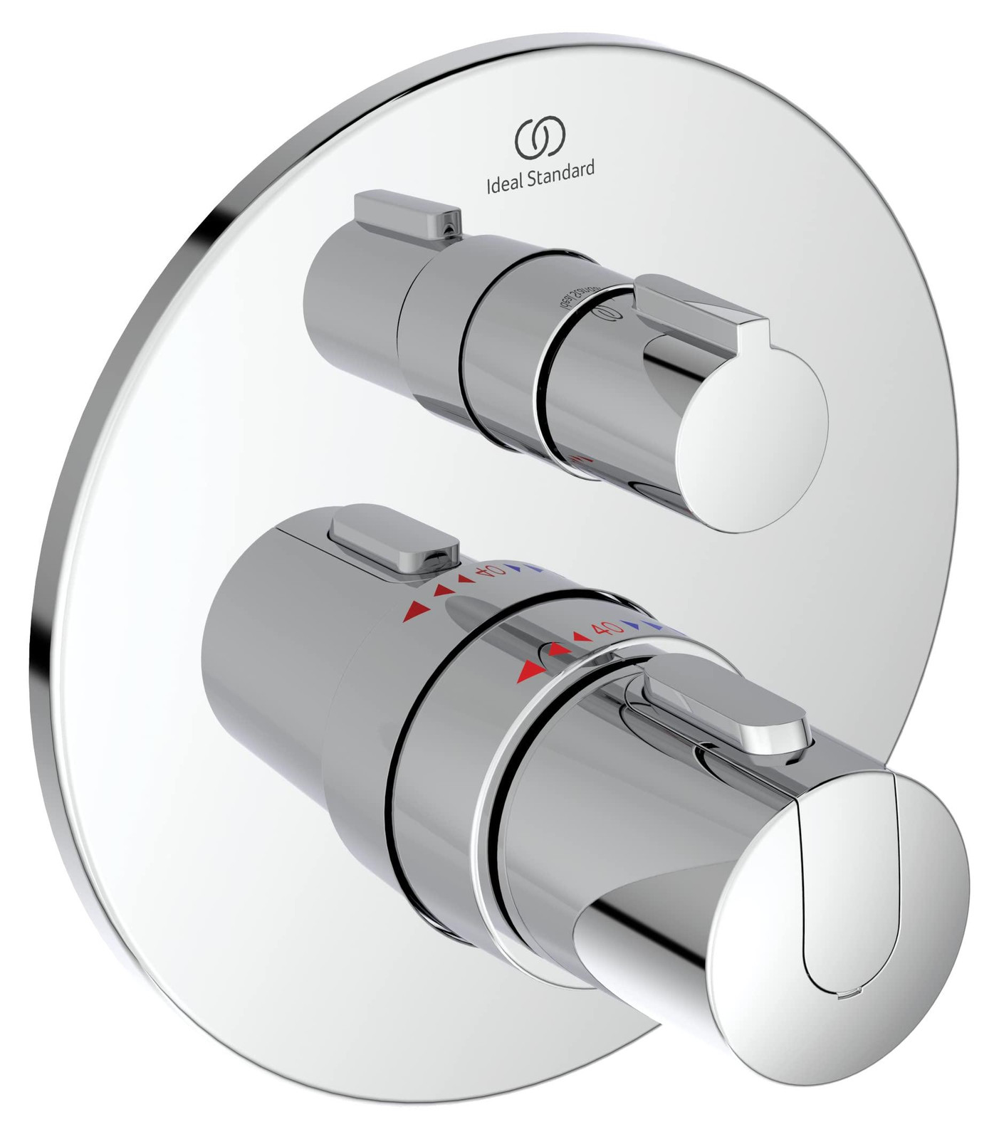 Dripio Thermostaatmengkraan voor douche, verchroomd, met waterbesparend systeem, voor inbouw