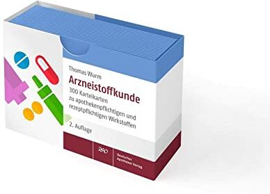 Thomas Wurm - Arzneistoffkunde: Karteikarten zu apothekenpflichtigen und rezeptpflichtigen Wirkstoffen - Preis vom 30.09.2026 09:01:18 h