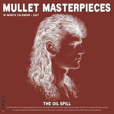 Mullet Masterpieces 12 X 12 Wall Calendar