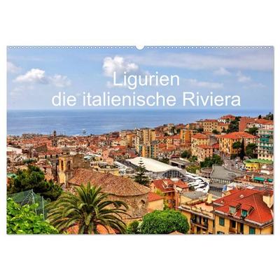 Ligurien - die italienische Riviera (Wandkalender 2026 DIN A2 quer), CALVENDO Monatskalender