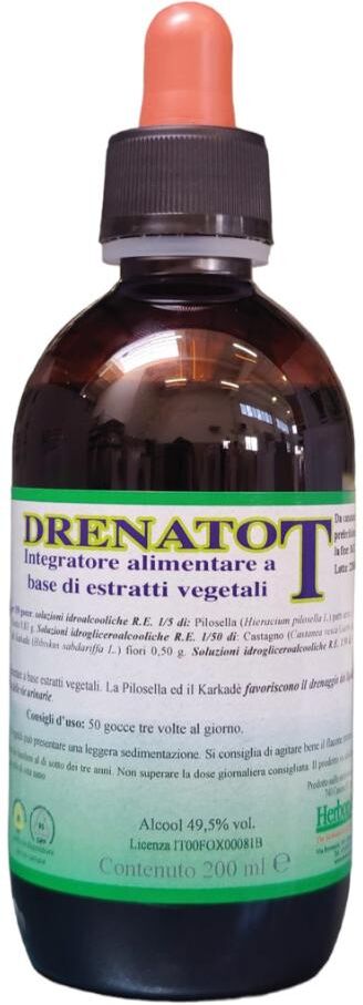 HERBOPLANET Srl DRENATOT GOCCE 200ML