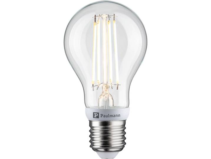 PAULMANN LED-Filament AGL Motion & Daylight Sensor 806lm 2700K 7W klar 230V , Energieeffizienz: E, transparent (klar), Ø:6cm, Leuchtmittel, Daylight Sensor, LED-Filament