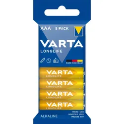 Varta Longlife 4103 - Batterie 8 x AAA-Typ - Alkalisch