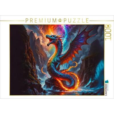 CALVENDO Puzzle Amaru, geflügelte Regenbogenschlange | 1000 Teile Lege-Größe 64x48cm Foto-Puzzle für glückliche Stunden, Sonstige von , Calvendo