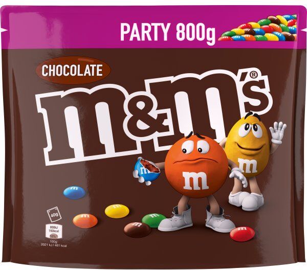 Mars M&m'S; Party Chokolade, 800 G