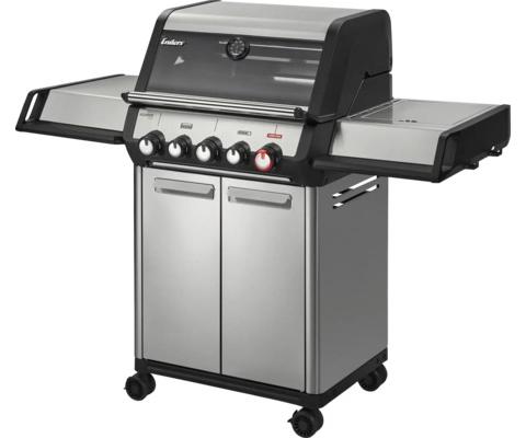 Gasgrill Enders Monroe Pro 3 SIKR Turbo mit 3 Brennern, Hochleistungshitzezone, Rückwandbrenner, Seitenablage, gusseiser