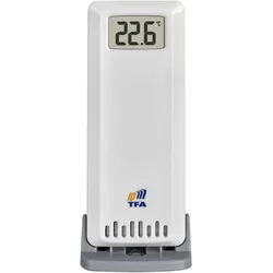 TFA Thermo-Hygro-Sender ID 30.3900.02 für Klima@Home 2 und Meteochrome, Wetterstation Zubehör, Weiss