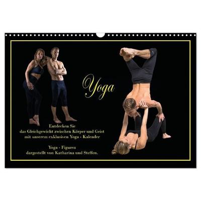Yoga - Asana (Wandkalender 2027 DIN A3 quer), CALVENDO Monatskalender