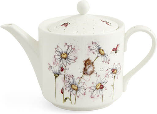 Wrendale Designs 'Oops a Daisy' Mouse 2 Pint Teapot