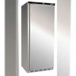Kühlschrank FOSSA | 1x abschließbare Tür | 570 Liter, HxBxT 188,5x77,5x69,5cm | +2/+8°C | Edelstahl | + CHEFGASTRO Geschirrtuch