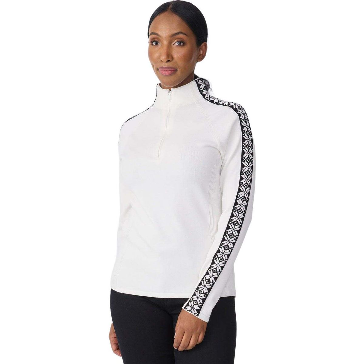Krimson Klover Slalom Zip Neck snow / black (109) XL KK-F26355-109-XL