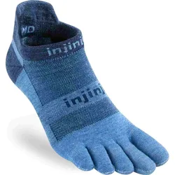 Injinji Unisex Run Lightweight No Show blau