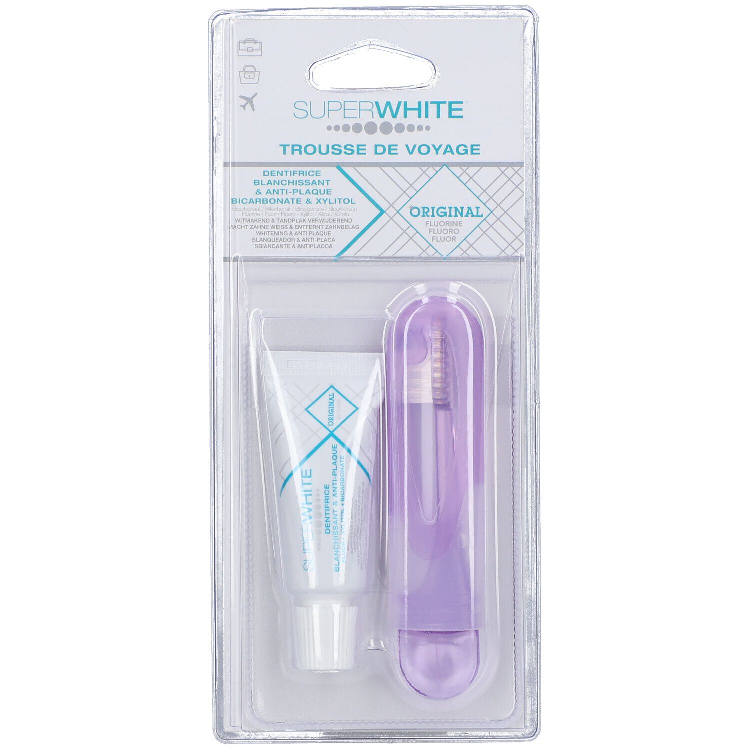 Superwhite Original Trousse DE Voyage Blister - de voyage. unité 1 St Zahnbürste