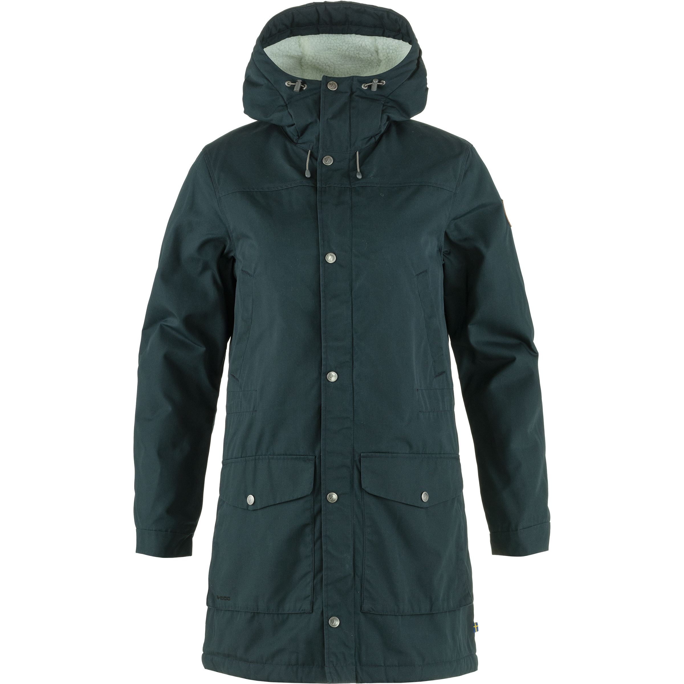 Fjällräven Greenland Winter Parka Damen Winterjacke blau Größe S Trekking Widerstandsfähig Wasserabweisend