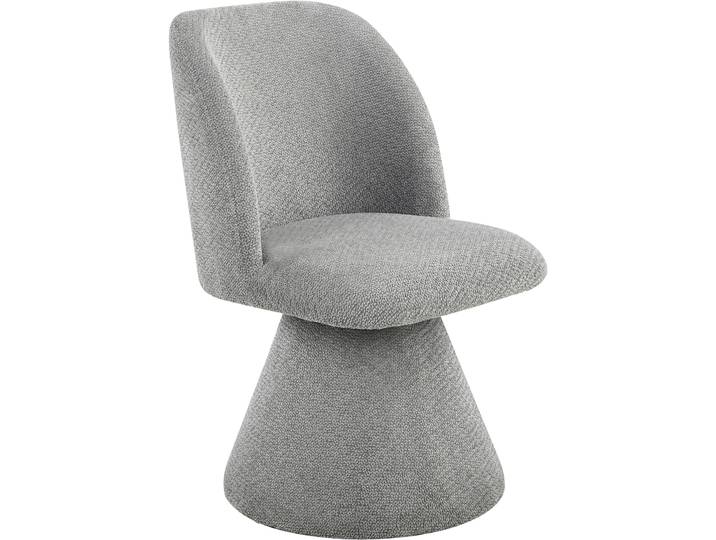 Esszimmerstuhl HELA BARI II Drehstuhl , grau (grau, grau, grau), B:54cm H:84cm T:61cm, Polyester, Stoff, Stühle, Esszimmerstuhl, 360 drehbar, Polsterfuß, Webstoff, fest gepolstert