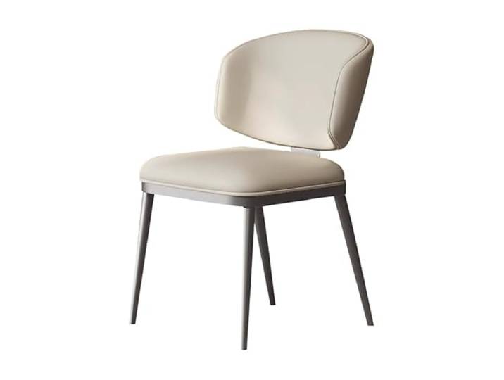 DIANXI Lounge-Sessel Italienischer minimalistischer Esszimmerstuhl, moderner, einfacher Esstisch und Stühle, Leichter Luxus, Haushalts-B&B-Stühle, Hotelrestaurant, Rückenlehnenstuhl, Hocker