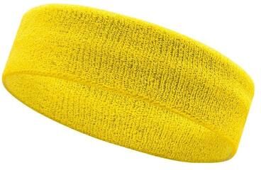 Uplifted Finds AOLIKES Breathable Cotton Sweat Headband Terry Cloth Athletic Moisture Wicking Sweatband For Sports yellow