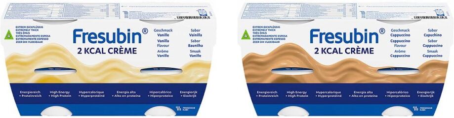 Fresubin 2 kcal Creme Vanille + Cappuccino   Aufbaunahrung