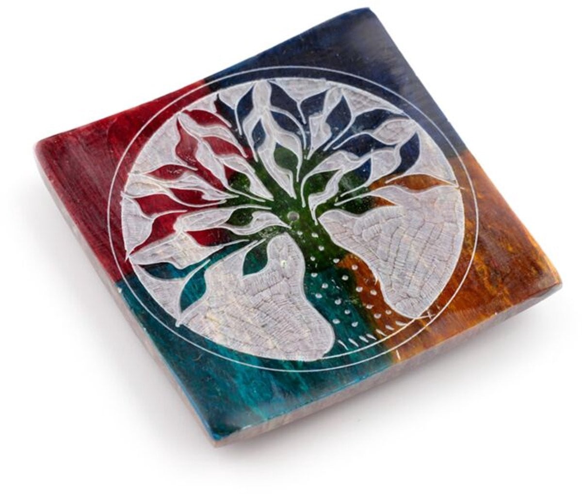 Tree of Life Zeepsteen Wierookhouder Schaaltje