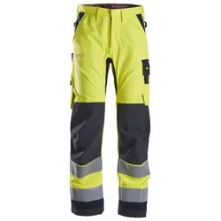 Snickers ProtecWork, Arbeitshose, High-Vis-Klasse 2 124 signalgelb-navy