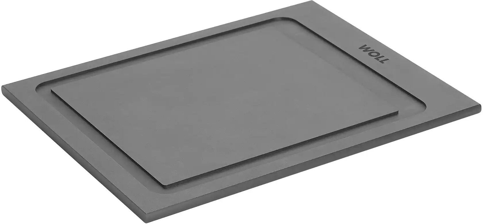 WOLL Schneidebrett  Cut & Serve ¦ schwarz ¦ Papier,Holz ¦ Maße (cm): B: 22 H: