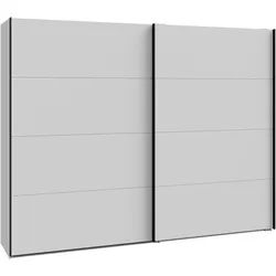 Schwebetürenschrank FORTE, grau (secret grau), B:269,8cm H:210,5cm T:62,9cm, Holzwerkstoff, Schränke, Schwebetürenschrank, Schwebetürenschrank, Stauraum Vielzahl an Zubehör