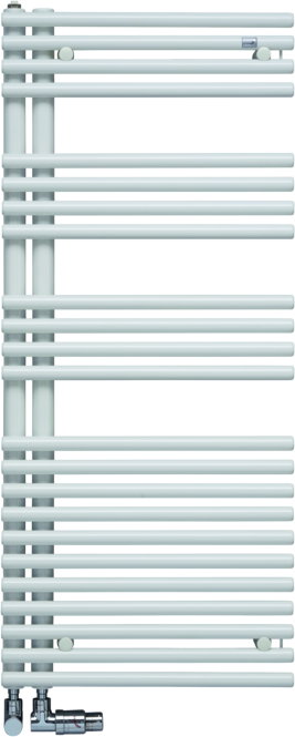 Zehnder Forma Asym Design-Heizkörper ZF500360B500000 LFAR-150-060, 1441 x 596 mm, Traffic black, RAL 9017, rechts