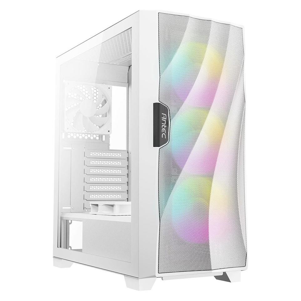 Antec Geh Gamer Dark Fleet DF700 FLUX Midi Tower weiss retail (ATX, E-ATX, ITX, mATX) (0-761345-80074-7)