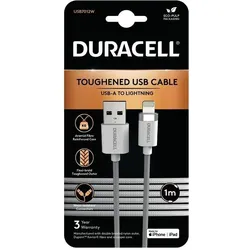 Duracell 1M USB-A to Lightning Braided (1 m), USB Kabel