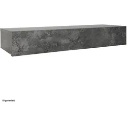 HTI-Living, Regal, Wandregal mit Schublade 80 cm Betonoptik (80 x 23.50 x 10 cm)