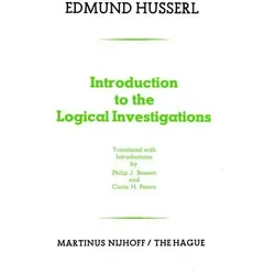 Introduction to the Logical Investigations, Fachbücher von Edmund Husserl
