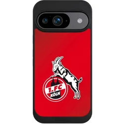 Nivocase Handyhülle für Google Pixel 9 Hülle NIVOpure Case Schwarz 1. FC Köln EffZeh Offizielles (Google Pixel 9), Smartphone Hülle, Schwarz